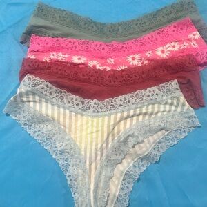 C) Bundle of 4 victoria secret panties xl